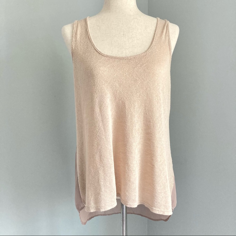 H.I.P. Happening in the Present Tan High Low Tank